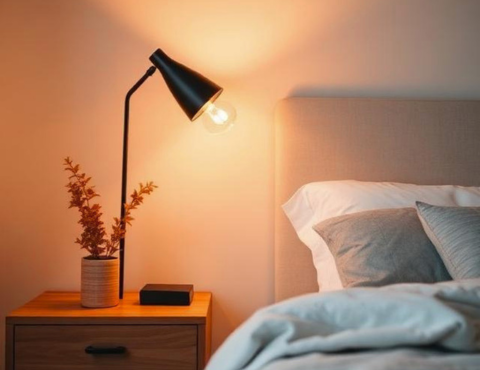 DIY Bedside Lamp Makeover