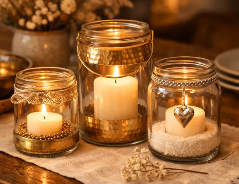 DIY Candle Holder Décor
