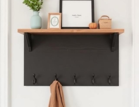 DIY Entryway Organizer for Functional Home Décor