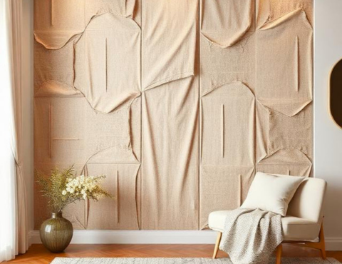 DIY Fabric Wall Panels
