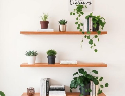 DIY Floating Shelves for Modern Home Décor