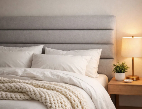DIY Headboard Design for Bedroom Upgrade