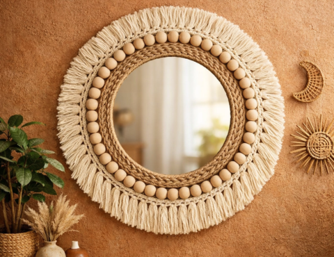 DIY Mirror Frame Upgrade