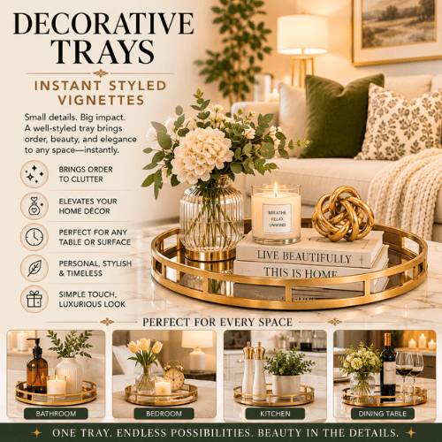 Best Home Decoration Ideas in Decorative Trays