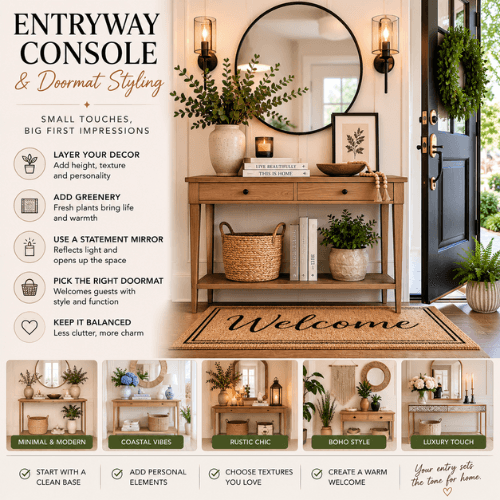 Best Home Decoration Ideas in Entryway Console