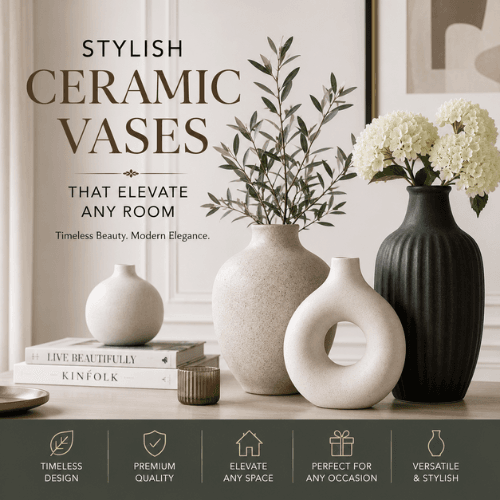 Home Decoration Ideas Stylish Ceramic Vases That Elevate Any Room