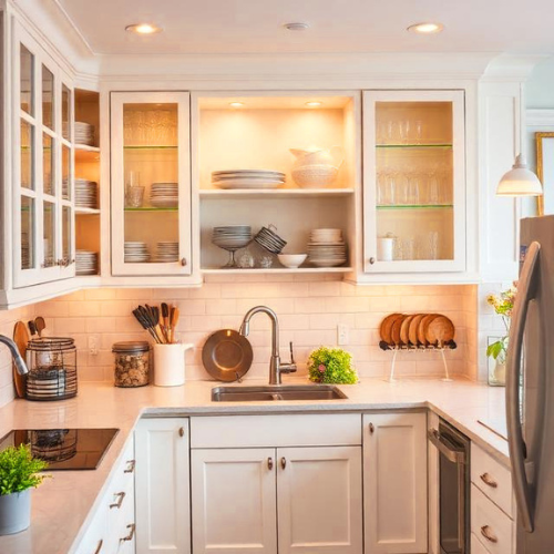 how to organize kitchen cabinets