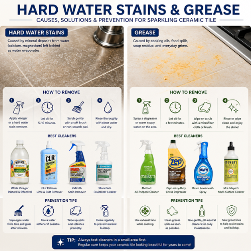 Hard Water Stains and Grease: Targeted Solutions