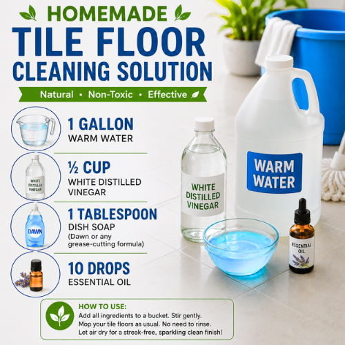 Best Homemade Tile Floor Cleaning Solution