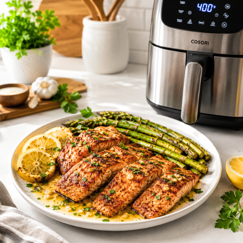 Make the best air fryer salmon recipe with crispy edges and juicy | home decor blogs