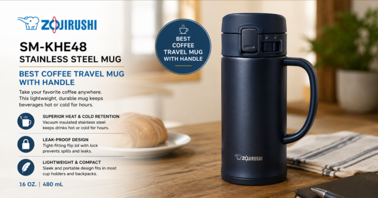 Zojirushi SM-KHE48: Best Coffee Travel Mug with Handle