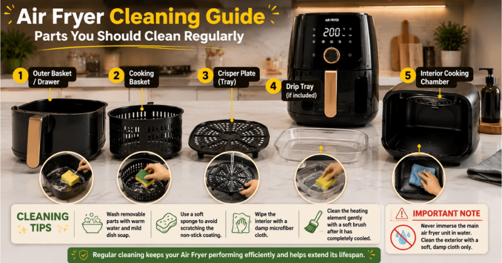 How to Clean Air Fryer - Cleaning your Air Fryer is very important.