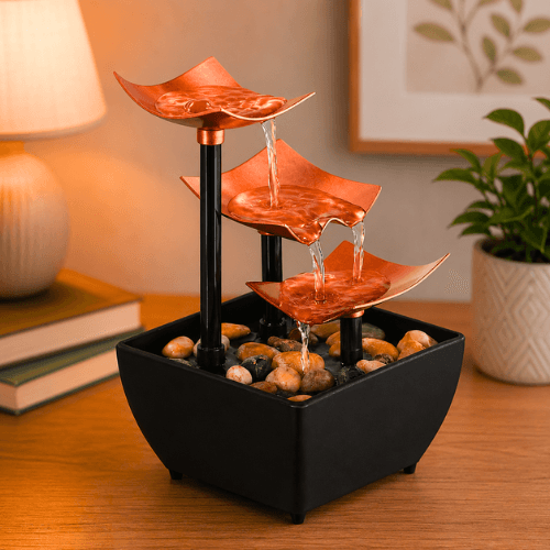 HoMedics 3-Tier Indoor Tabletop Water Fountains